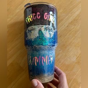 Thicc Girl Summer tumbler